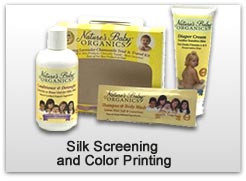 Silk screening and color printing